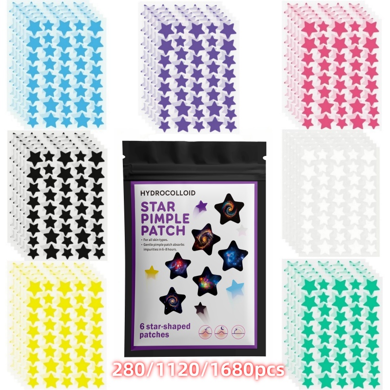 Event & Party Supply Photos - 280/1120/1680 adet hidrokolloid akne bandı, yüz