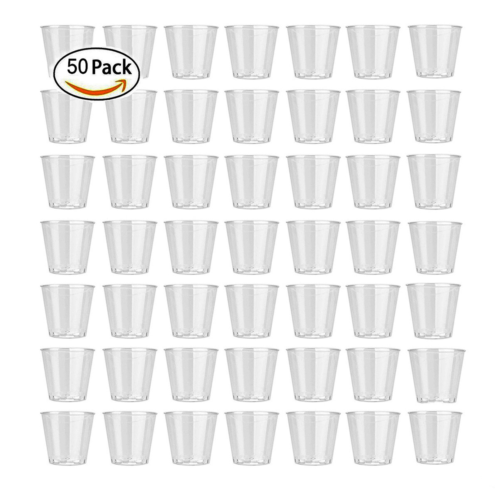 Plastic Cup 50Pcs - 50 adet 30 ml Yeni Tek