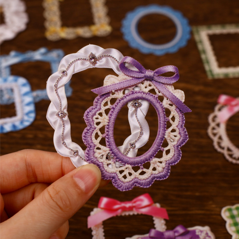 Papercraft Supply Ribbon - 1 paket/8 adet Vintage Şerit Sınır