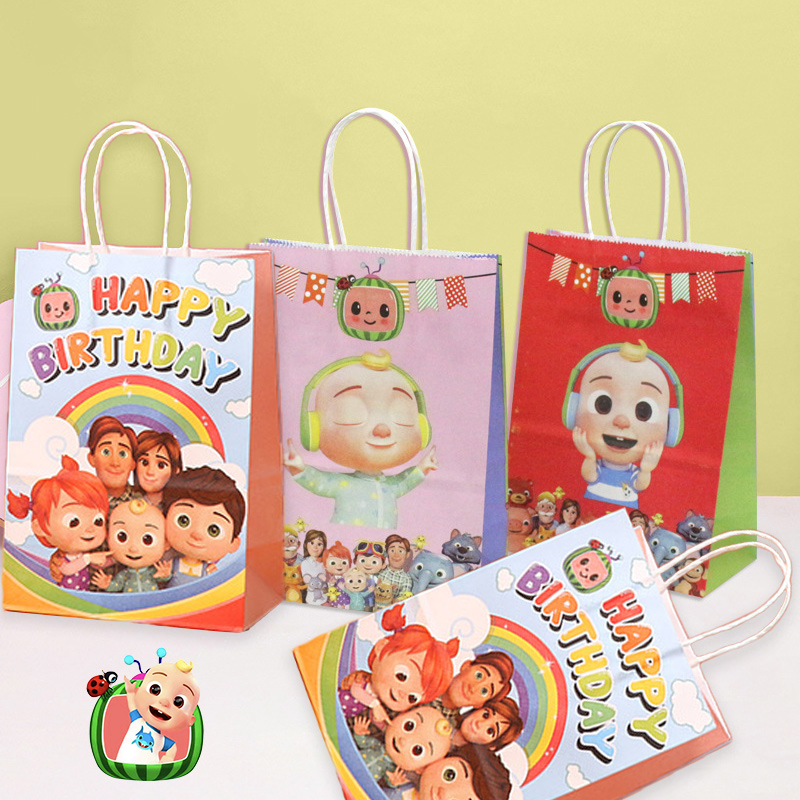 Supply Event - Cocomelons Parti Hediye Çantası Seti Sevimli