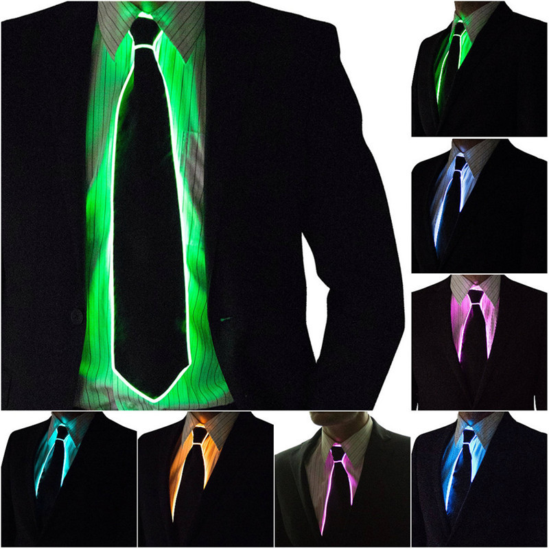 Event Party Dj - Erkekler Parlayan Kravat EL Tel Neon