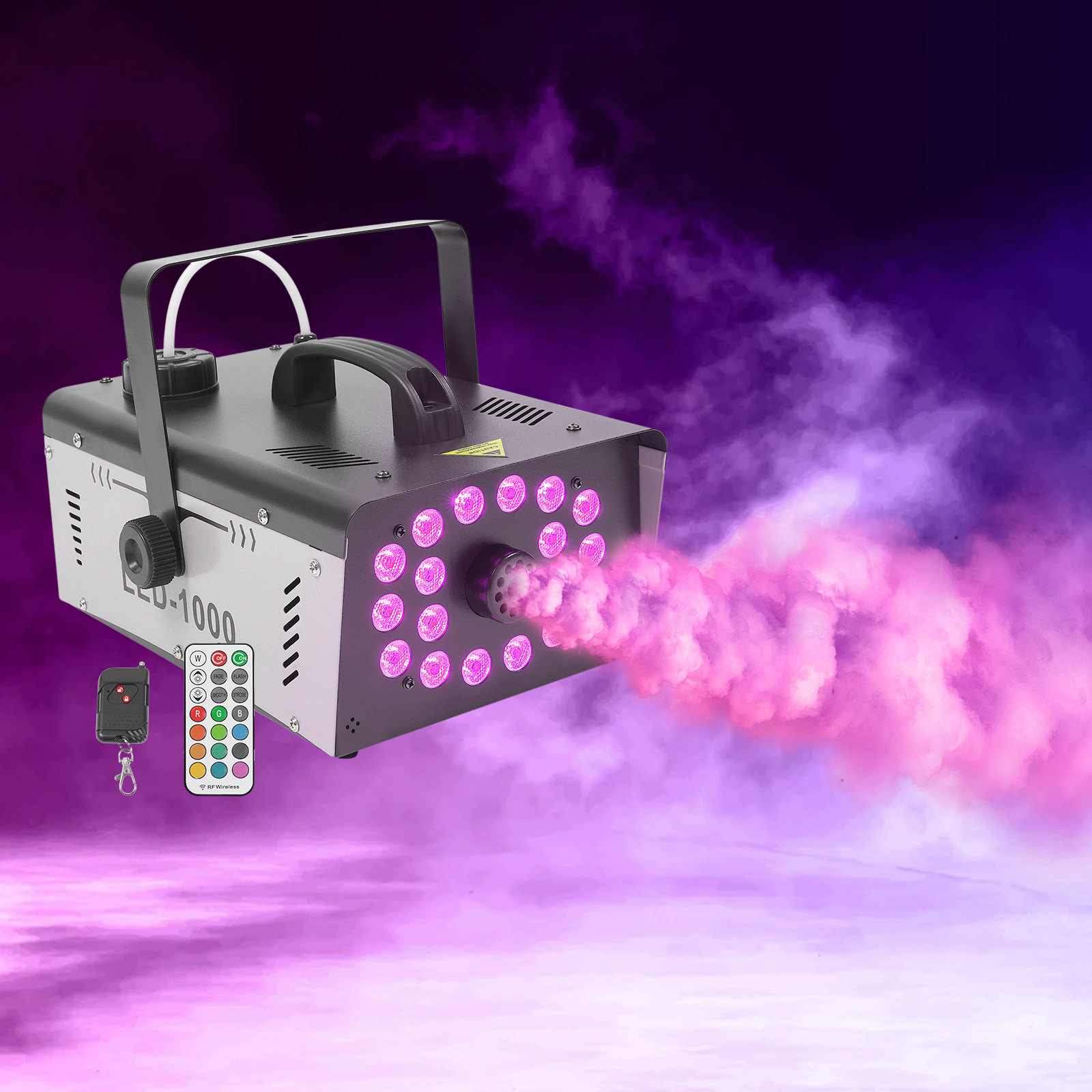 Event Party Dj - Duman Makinesi 1000W 18 LED Sahne