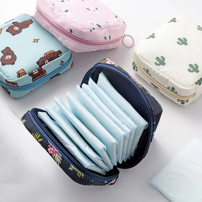 Napkin Folding Set - Kadınlar Küçük Kozmetik Çantası Seti Fermuar