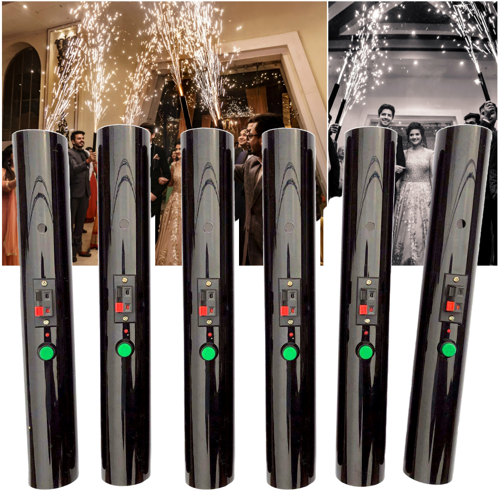 Confetti Cannon Tube - 6 adet El Düzenlenen Pyro Shooter