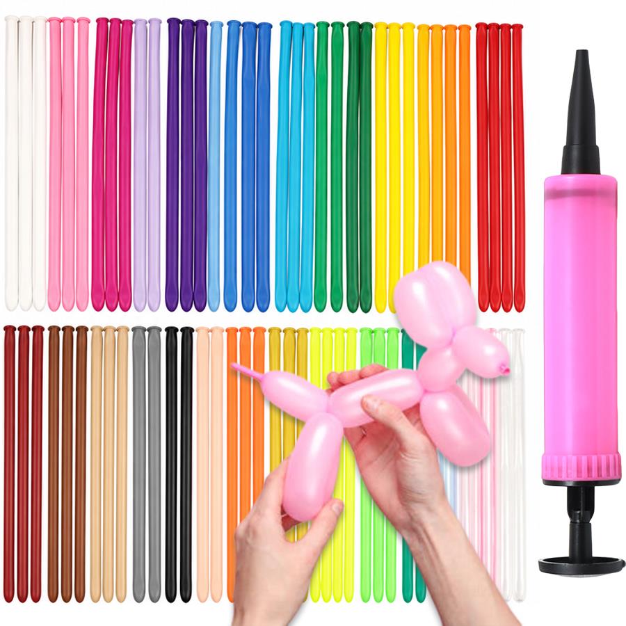 Balloon Pump Hand - 101/201 adet Uzun Şerit Balon Manuel