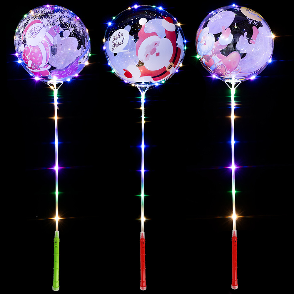 Led Balloon Light - 1-20 Paket Noel LED Işıklı BoBo