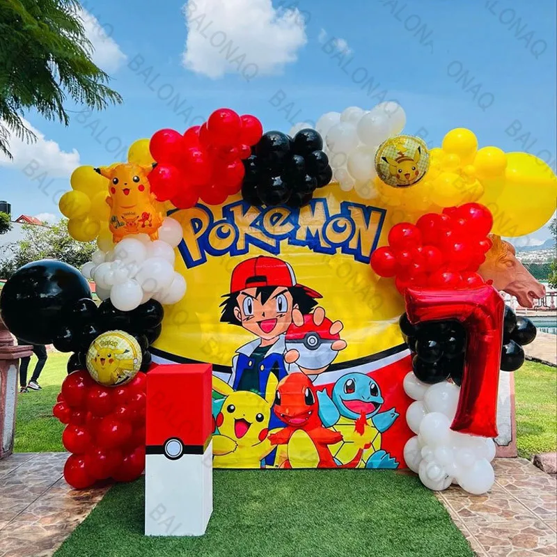 126 adet Karikatür Pikachu Tem - Balloon Arch Kit incelemesi ve fiyatı