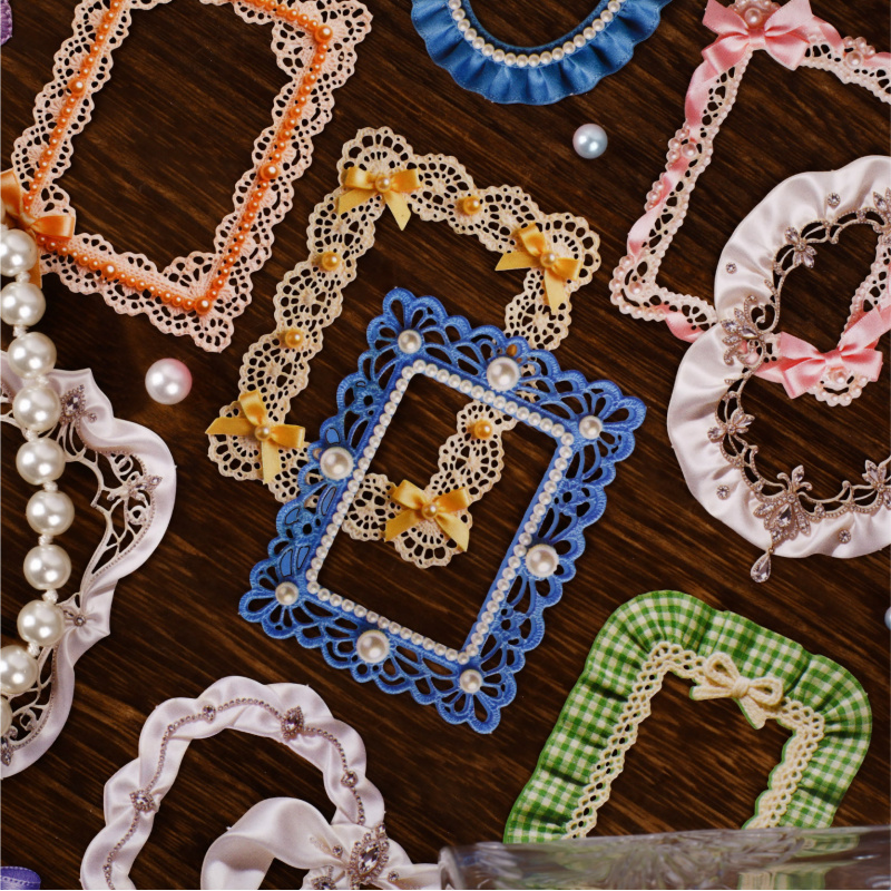 8 sayfa Vintage Şerit Sınır Ya - Papercraft Supply Ribbon incelemesi ve fiyatı