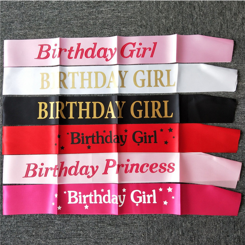 Doğum günü Kız Kurdeleler Omuz - Birthday Sash Glitter incelemesi ve fiyatı