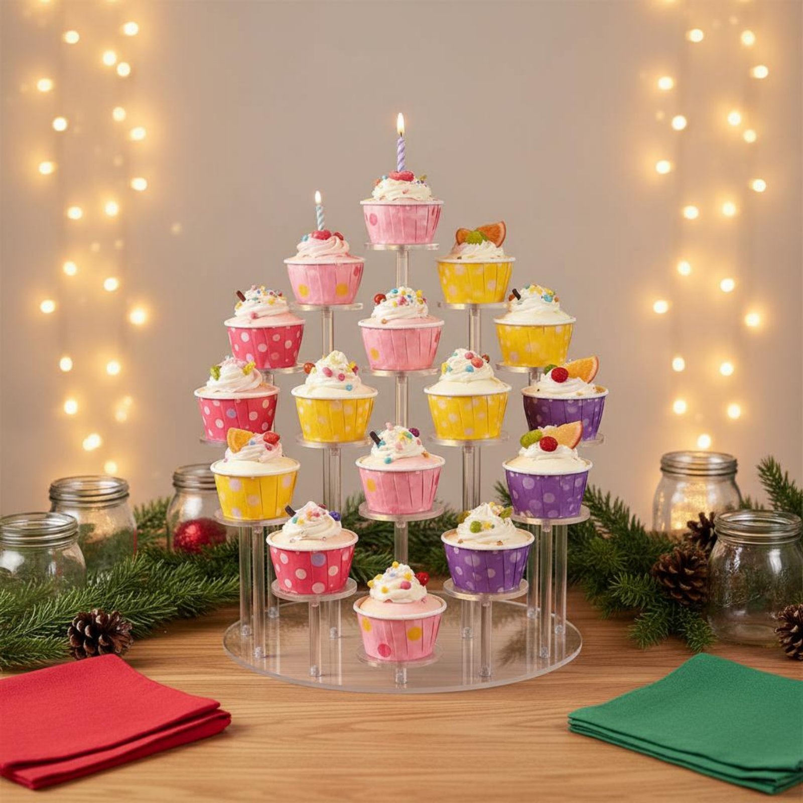Akrilik Cupcake Standı Şeffaf  - Cupcake Stand Tier incelemesi ve fiyatı