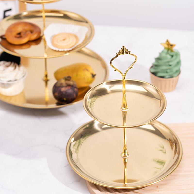 Altın Gümüş 2/3 Katlı Pasta St - Cupcake Stand Tier incelemesi ve fiyatı