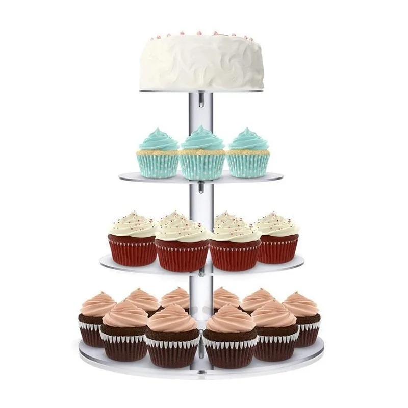 Şeffaf Akrilik 3-5 Katlı Cupca - Cupcake Stand Tier incelemesi ve fiyatı