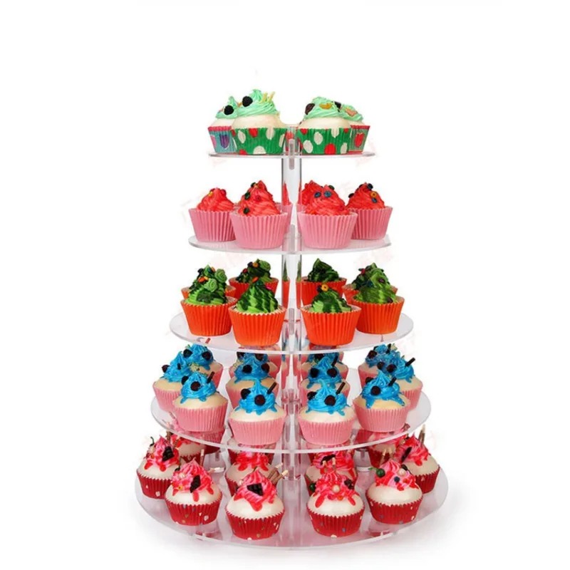 Şeffaf Akrilik 3-5 Katlı Cupca - Cupcake Stand Tier incelemesi ve fiyatı