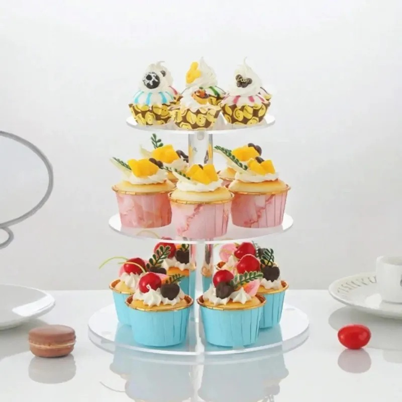 Şeffaf Akrilik 3-5 Katlı Cupca - Cupcake Stand Tier incelemesi ve fiyatı