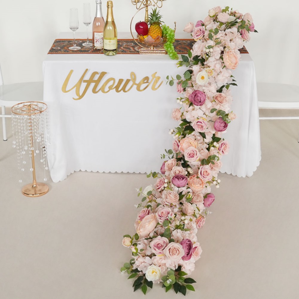 Uflower 200cm Pembe Gül Ortanc - Flower Wall Panel incelemesi ve fiyatı