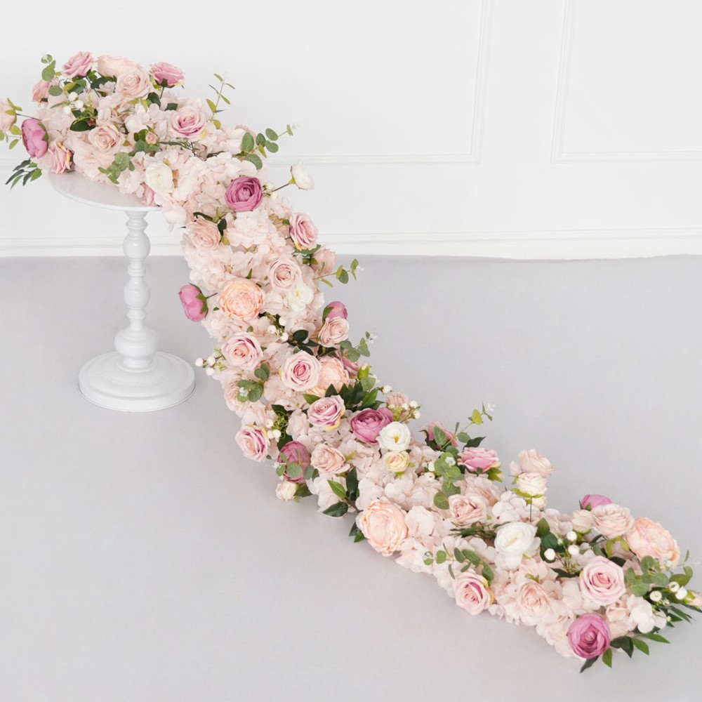 Uflower 200cm Pembe Gül Ortanc - Flower Wall Panel incelemesi ve fiyatı