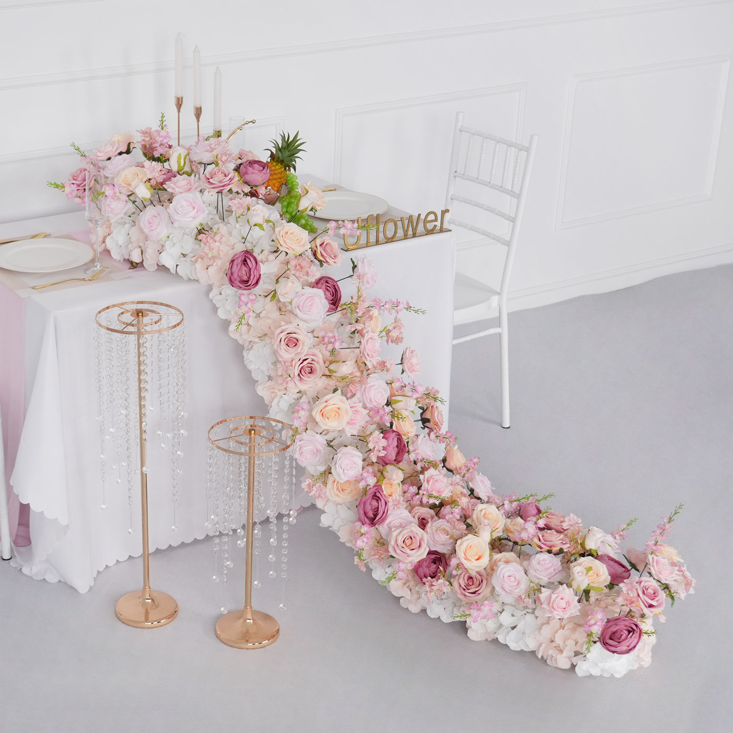 Uflower Lüks yapay çiçek Sıra  - Flower Wall Panel incelemesi ve fiyatı