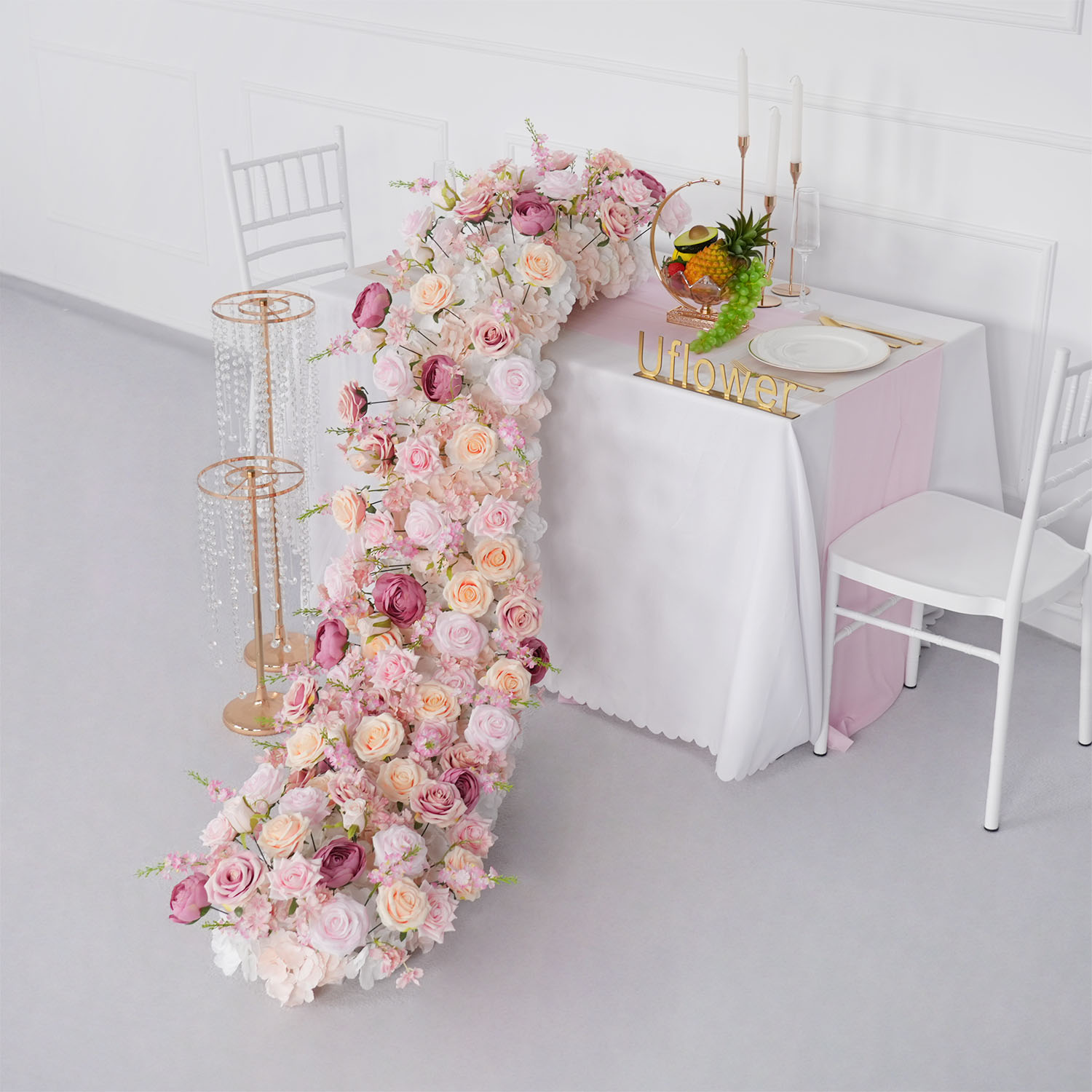 Uflower Lüks yapay çiçek Sıra  - Flower Wall Panel incelemesi ve fiyatı