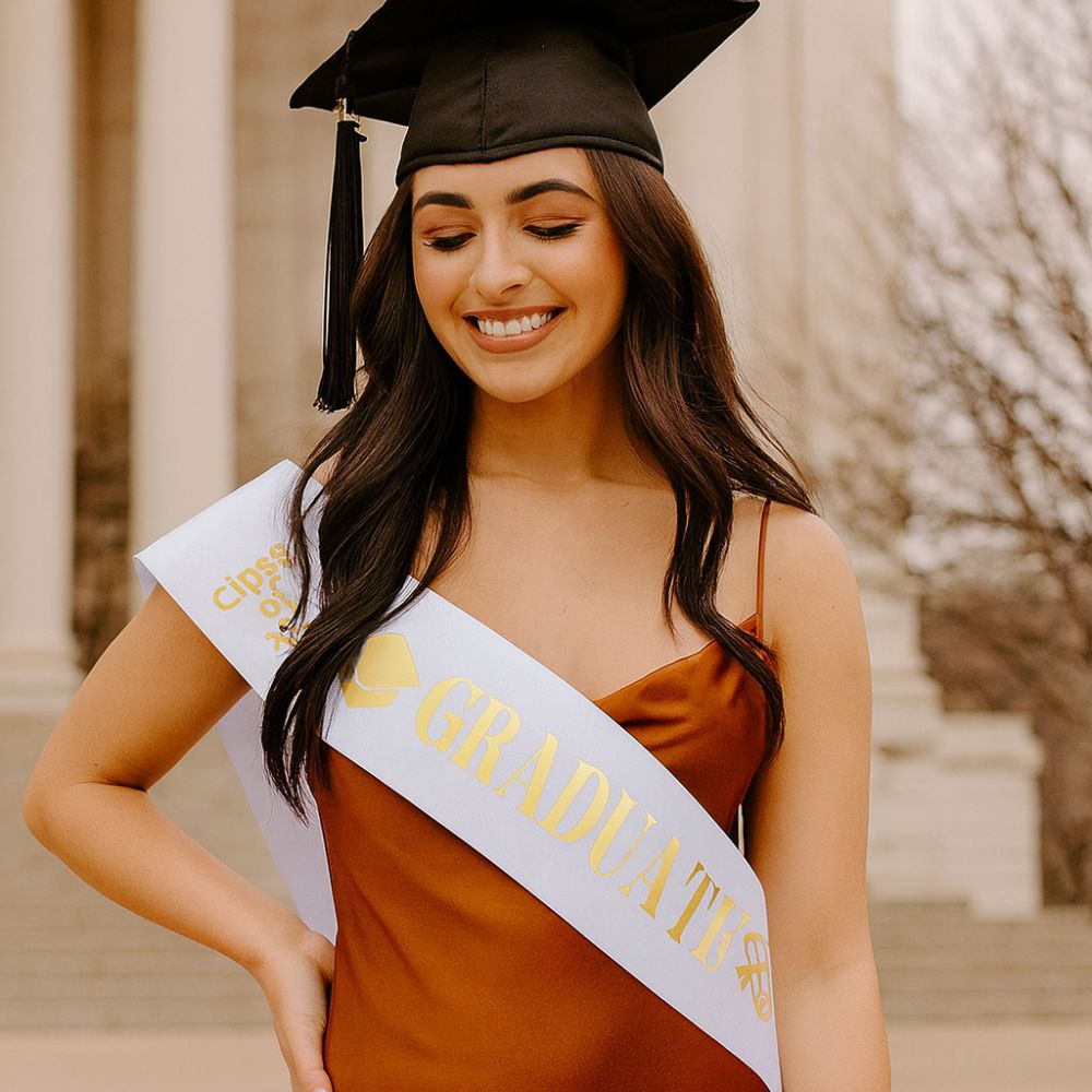 2026 Mezuniyet Eşarbı Simli Si - Birthday Sash Glitter incelemesi ve fiyatı