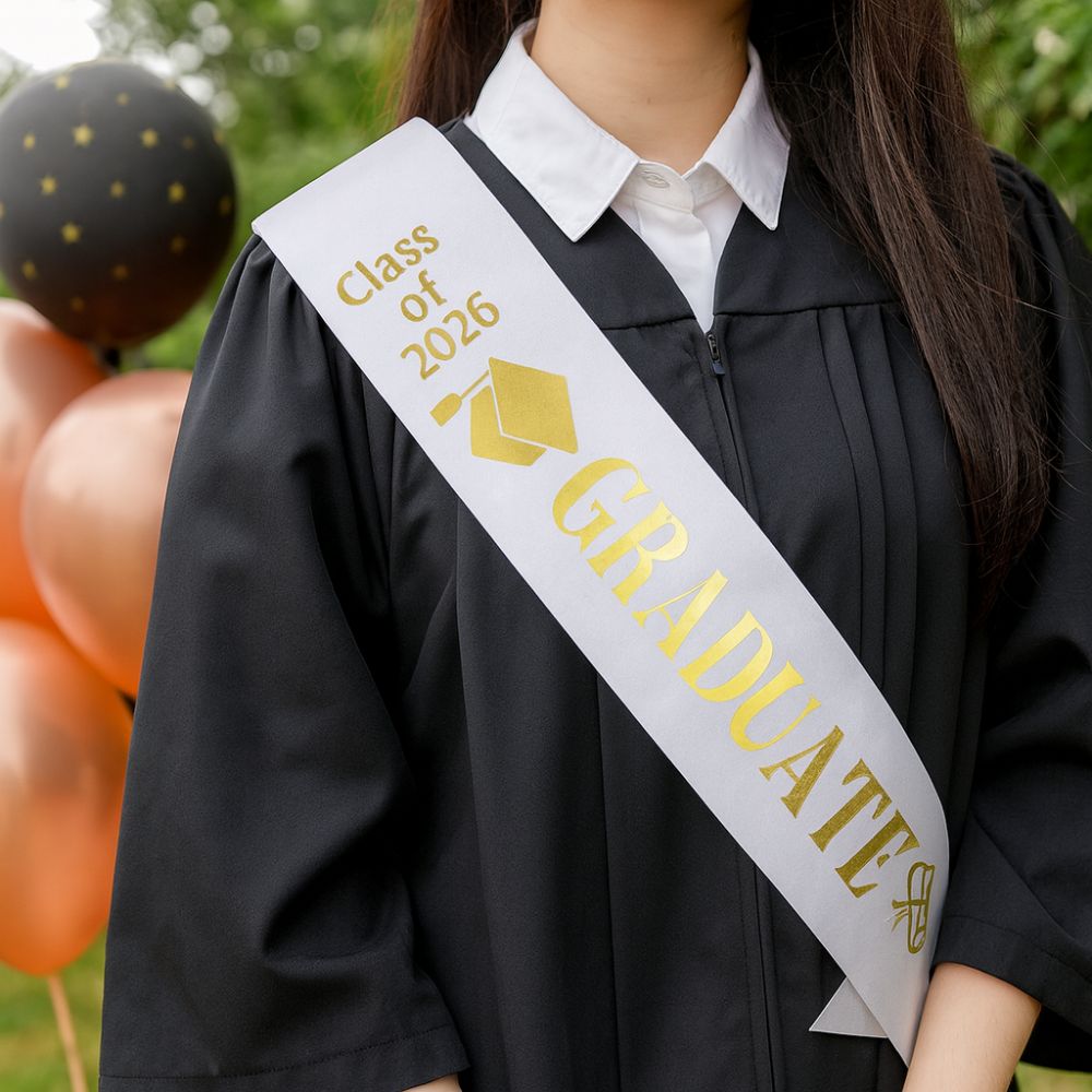 2026 Mezuniyet Eşarbı Simli Si - Birthday Sash Glitter incelemesi ve fiyatı
