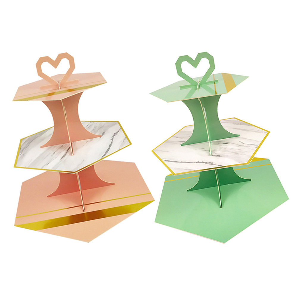 2 Adet Mermer Desenli Kağıt Ke - Cupcake Stand Tier incelemesi ve fiyatı