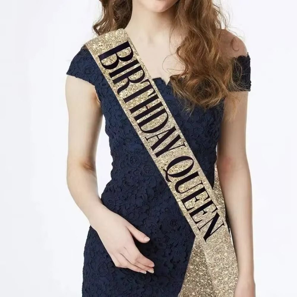 2 adet/takım yeni Glitter doğu - Birthday Sash Glitter incelemesi ve fiyatı
