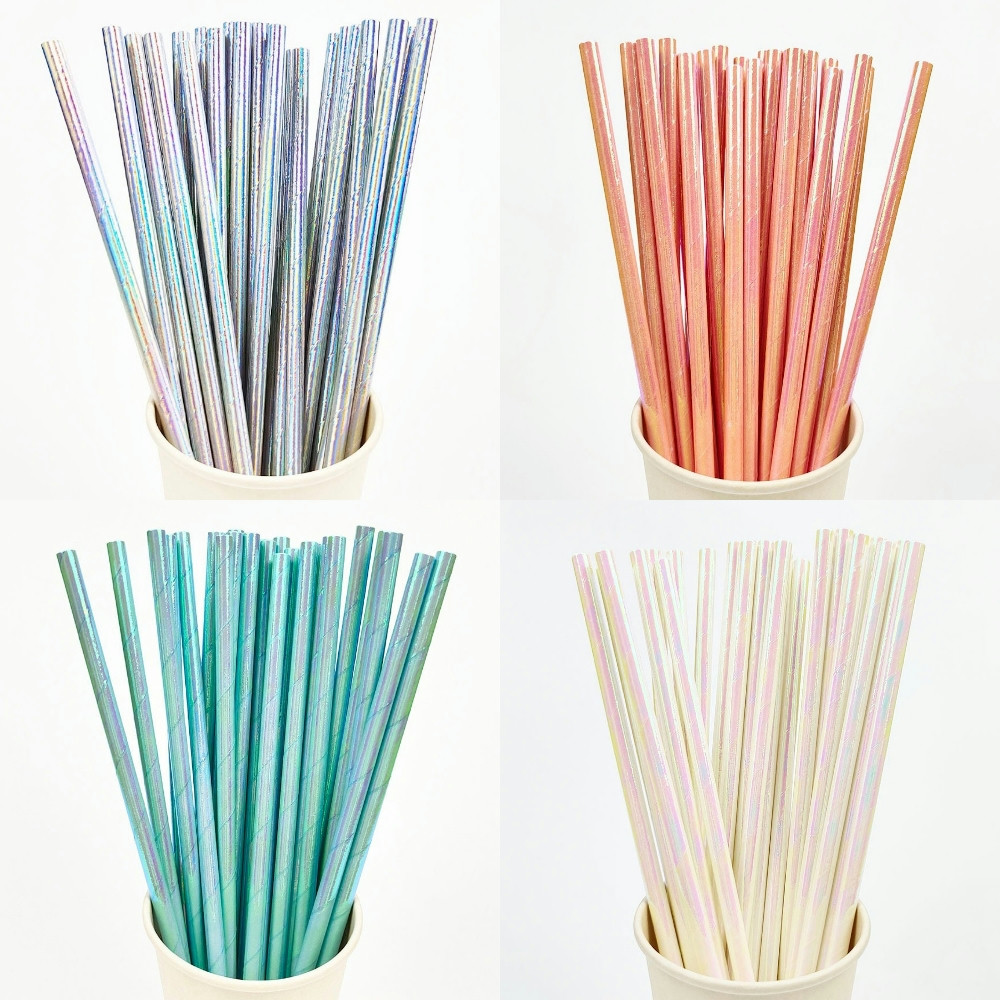 25 adet sedefli bronzlaşmaya k - Paper Straw Color incelemesi ve fiyatı
