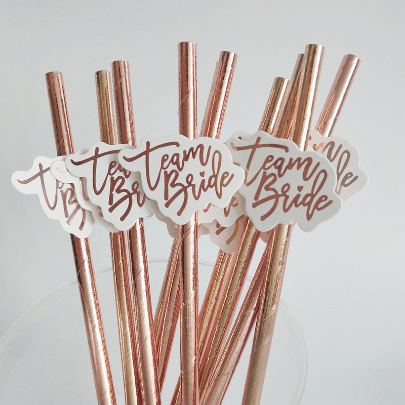 10 adet takım gelin gül altın  - Paper Straw Color incelemesi ve fiyatı