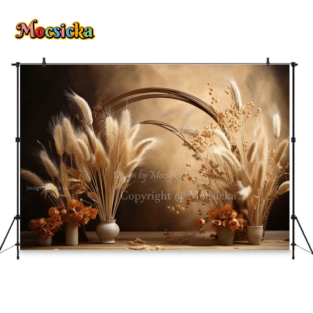 Mocsicka Boho Retro Kahverengi - Dessert Table Backdrop incelemesi ve fiyatı