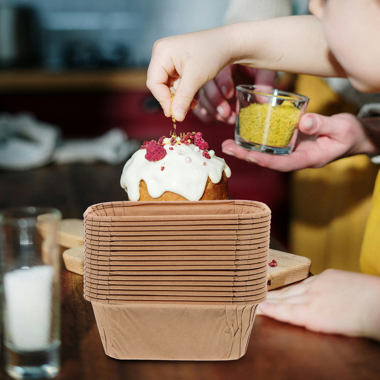 50 Adet Kağıt Kek Kalıbı Rusti - Plastic Cup 50Pcs incelemesi ve fiyatı