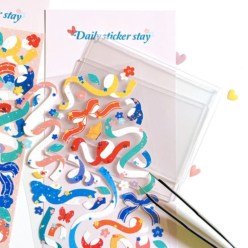 Bonito B6075 Çiçek Şerit Etike - Papercraft Supply Ribbon incelemesi ve fiyatı
