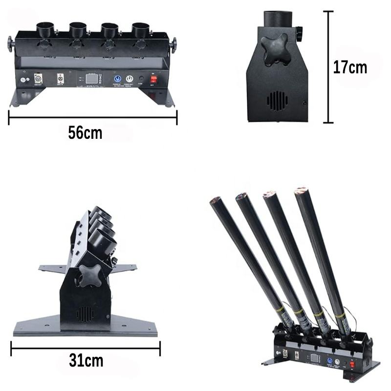 4 Tüplü Elektrikli Konfeti Sil - Confetti Cannon Tube incelemesi ve fiyatı