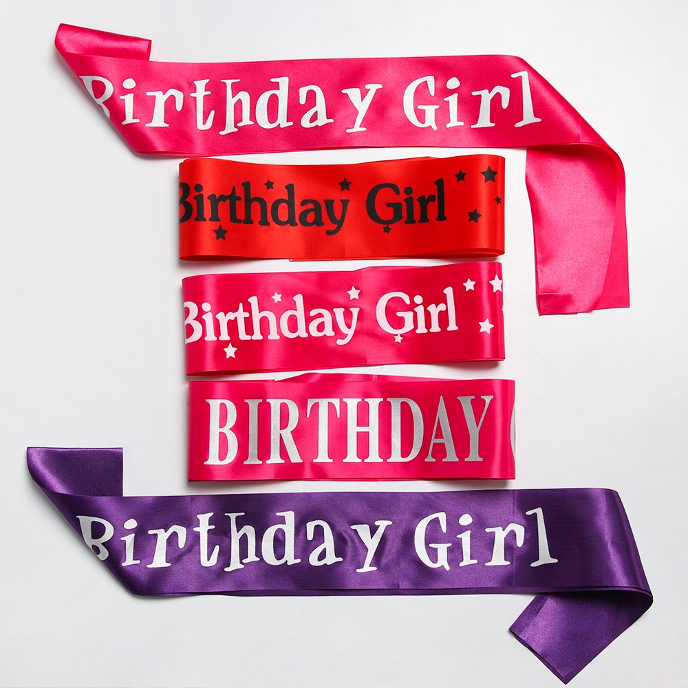 Doğum günü Kız Glitter Saten K - Birthday Sash Glitter incelemesi ve fiyatı