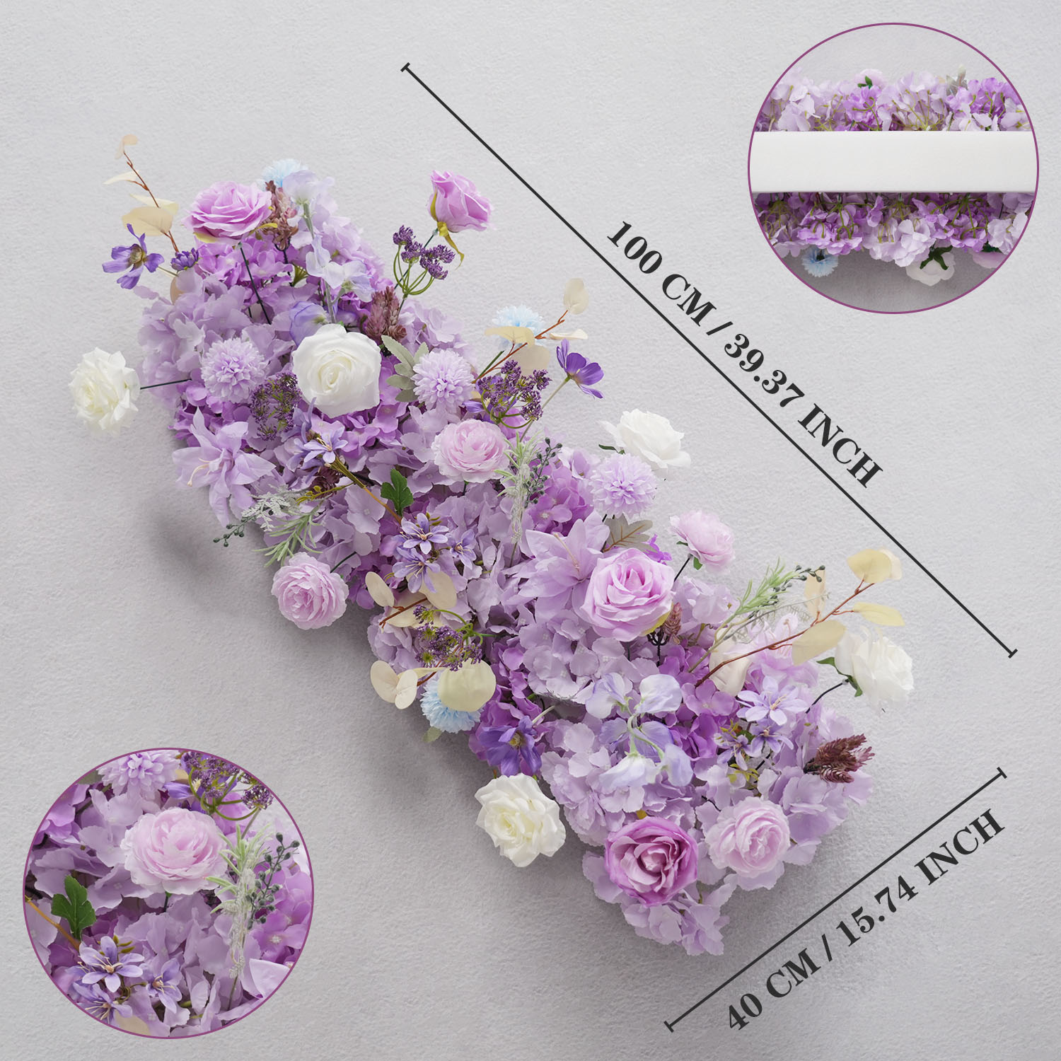 Uflower Mor yapay çiçekler Düğ - Flower Wall Panel incelemesi ve fiyatı