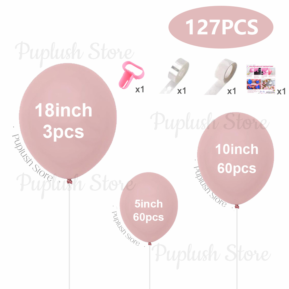 127 Adet Boho Toz Pembe Balon  - Balloon Arch Kit incelemesi ve fiyatı